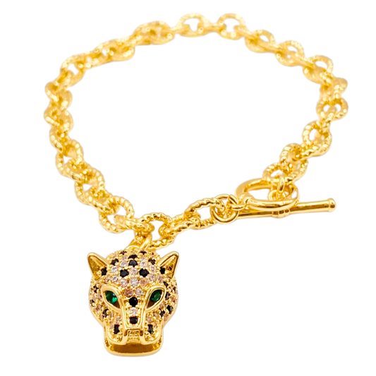 Pulsera Leopardo - Gold