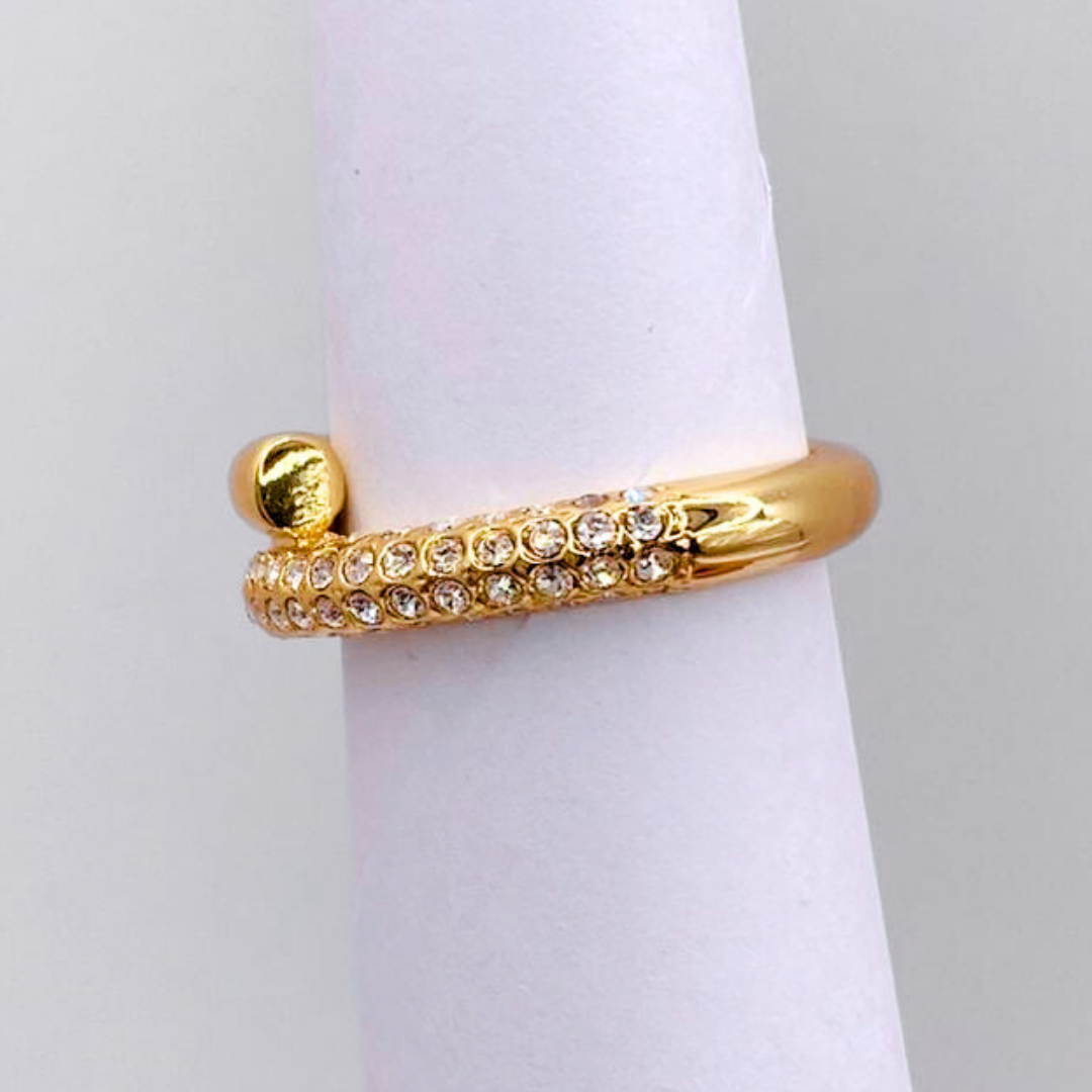 Anillo Cóctel Spiral - Gold