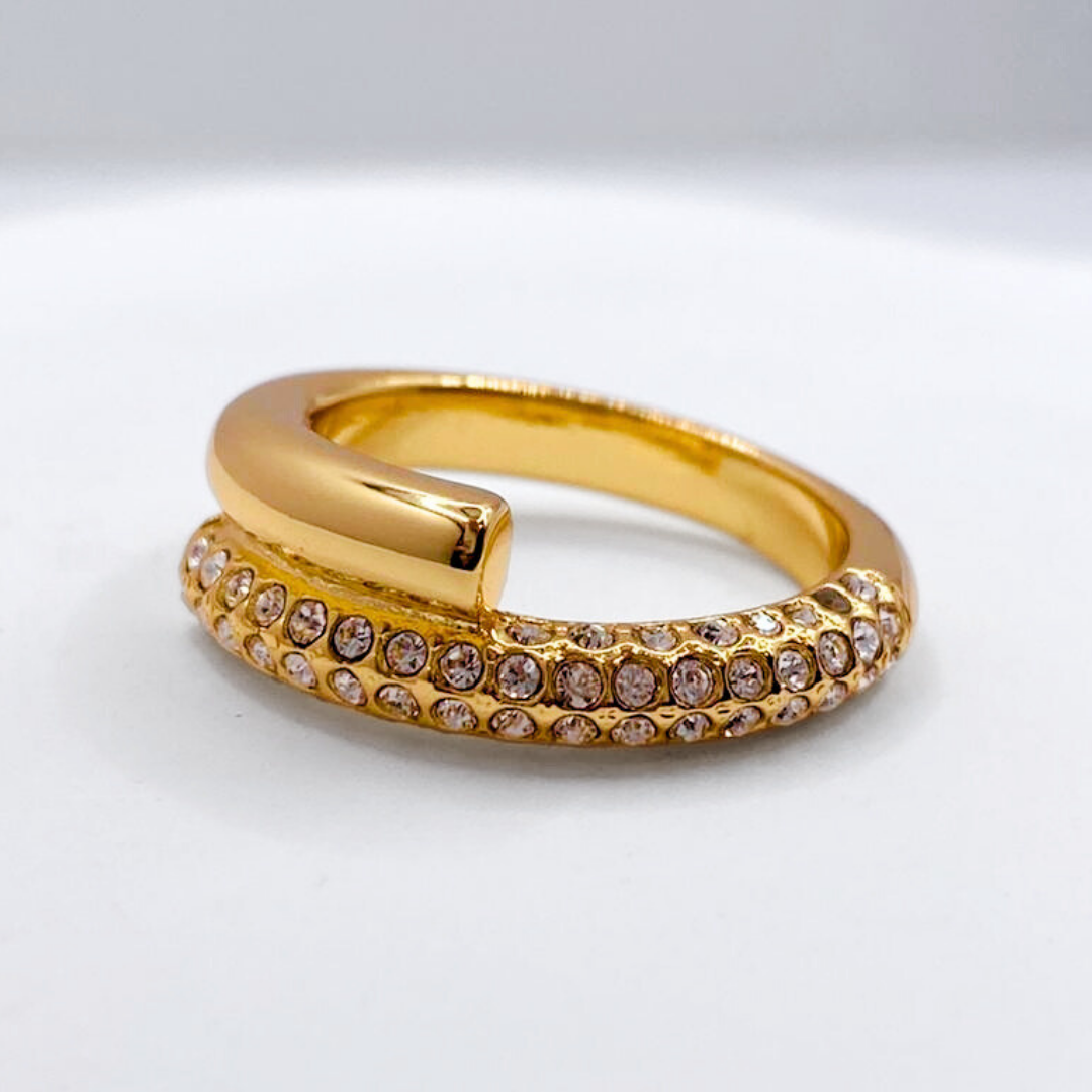 Anillo Cóctel Spiral - Gold