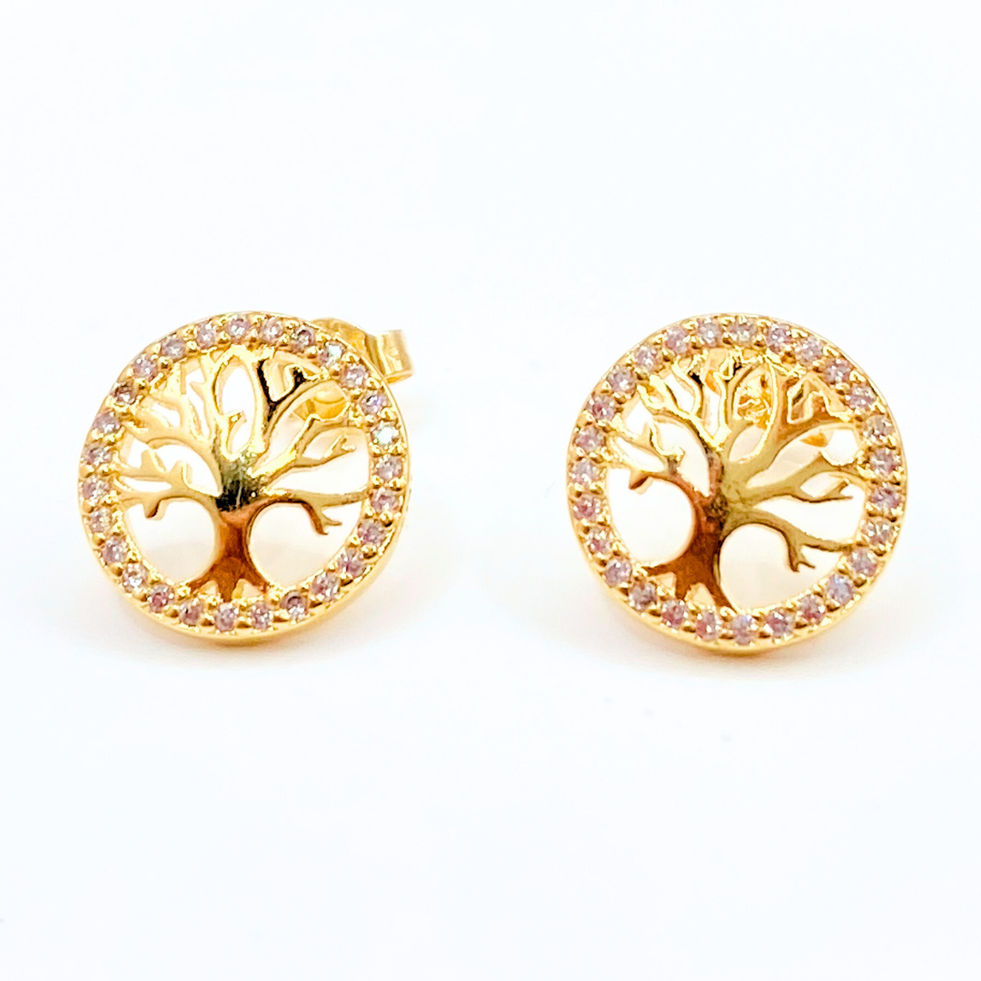 Aros Medalla Árbol de la Vida - Gold