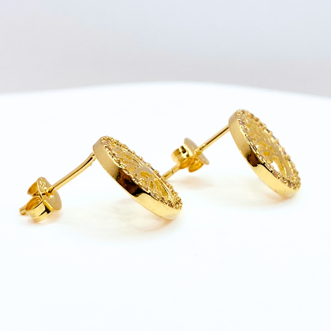 Aros Medalla Árbol de la Vida - Gold