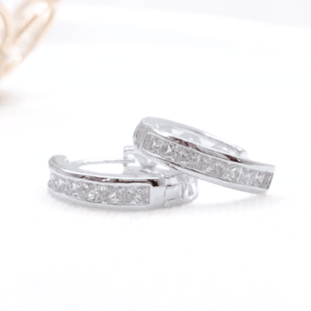 Argollas Cintillo Circonitas - Silver - Nordvik London