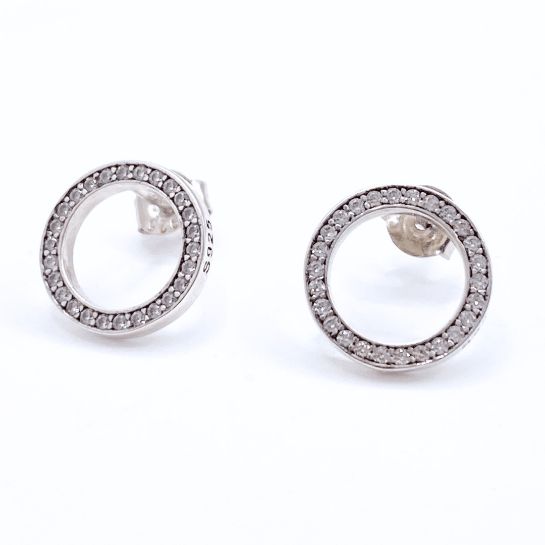 Aros Sparkle Circle - Silver - Nordvik London