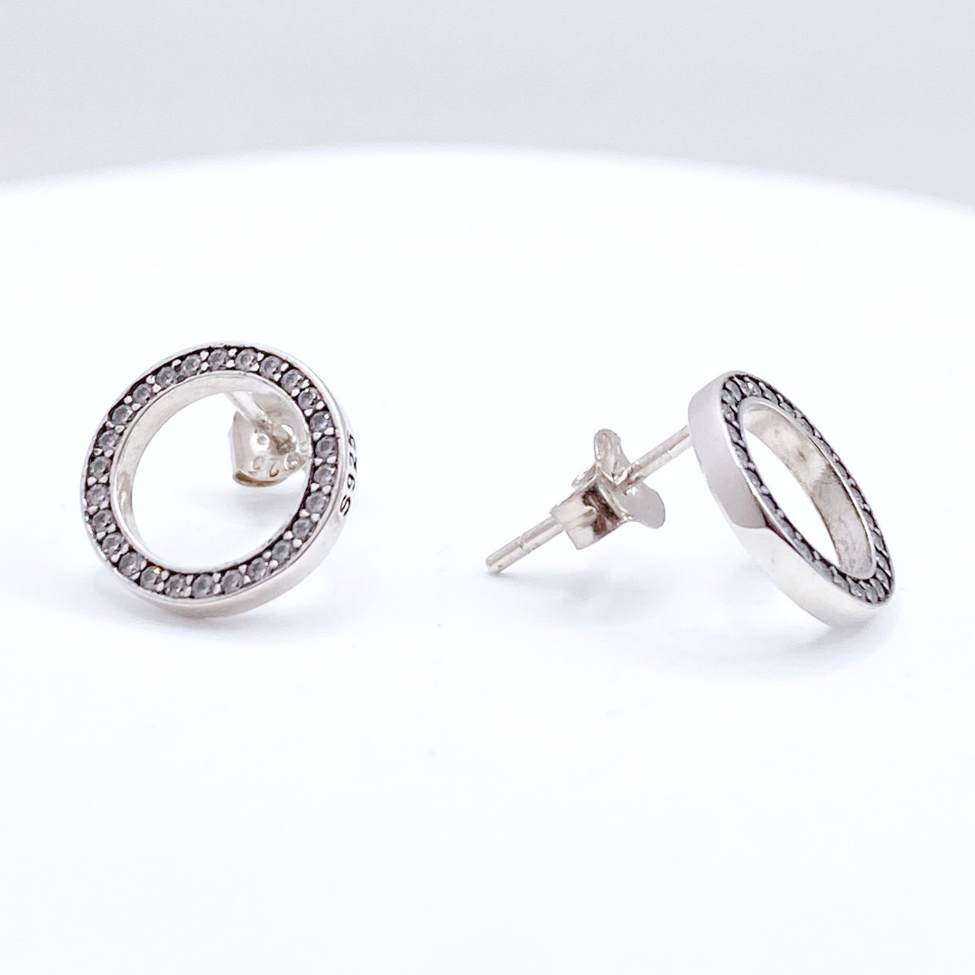Aros Sparkle Circle - Silver