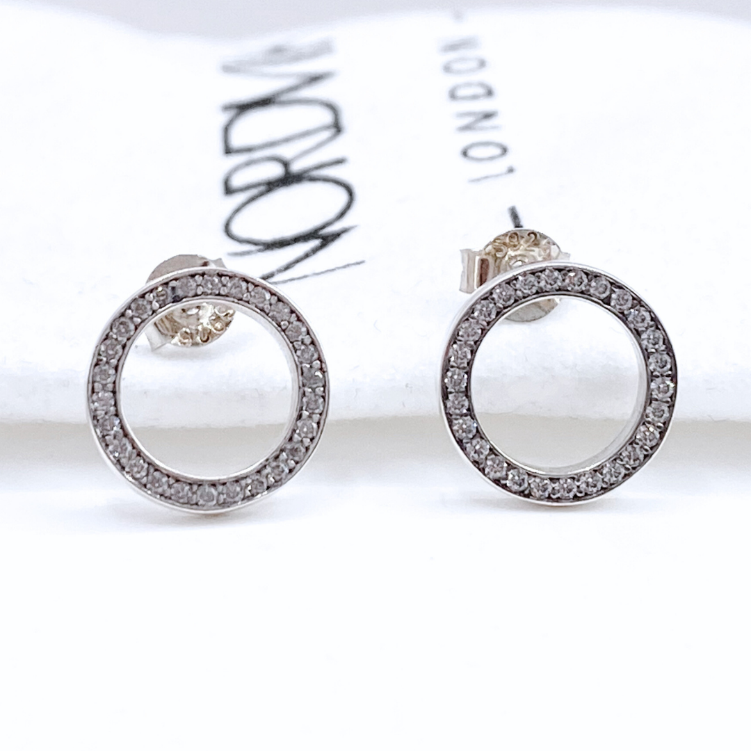Aros Sparkle Circle - Silver