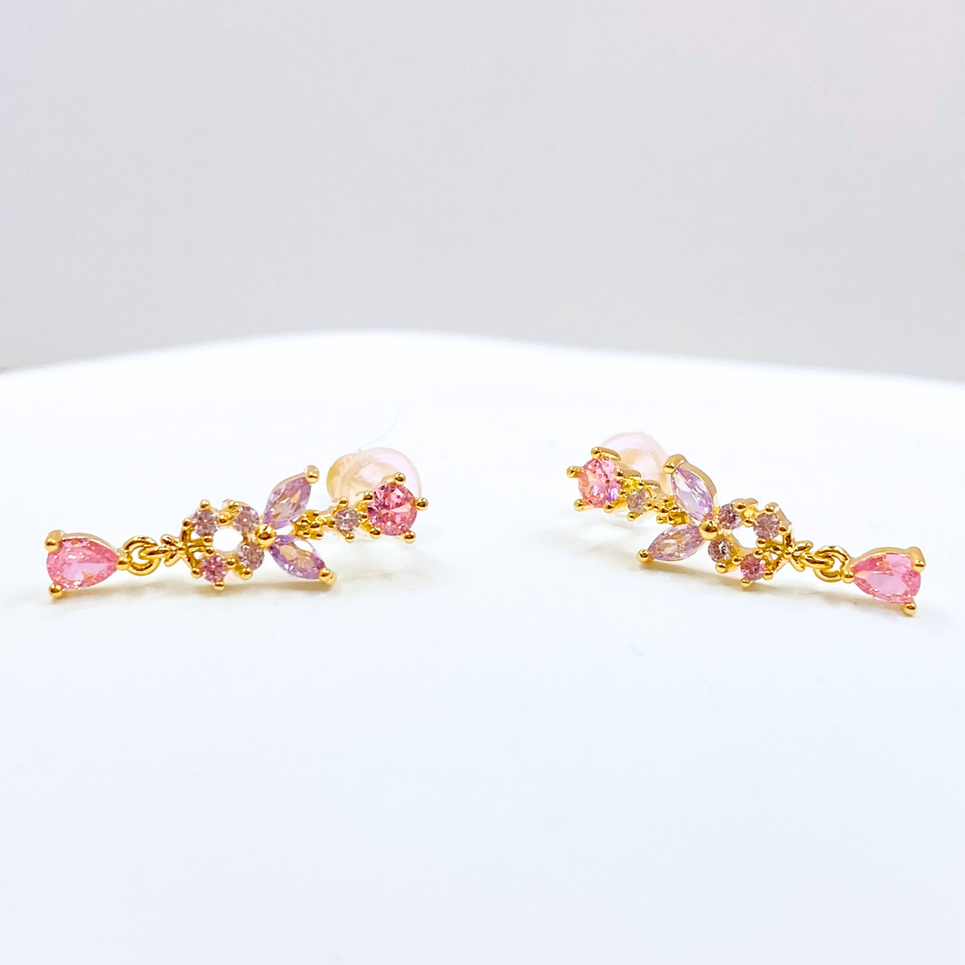 Aros Mariposa Honey - Gold