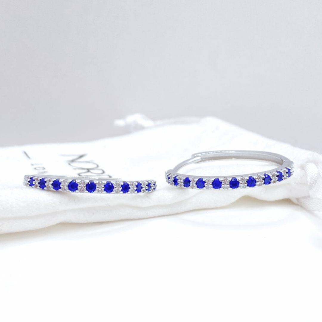 Argollas Midnight - Silver