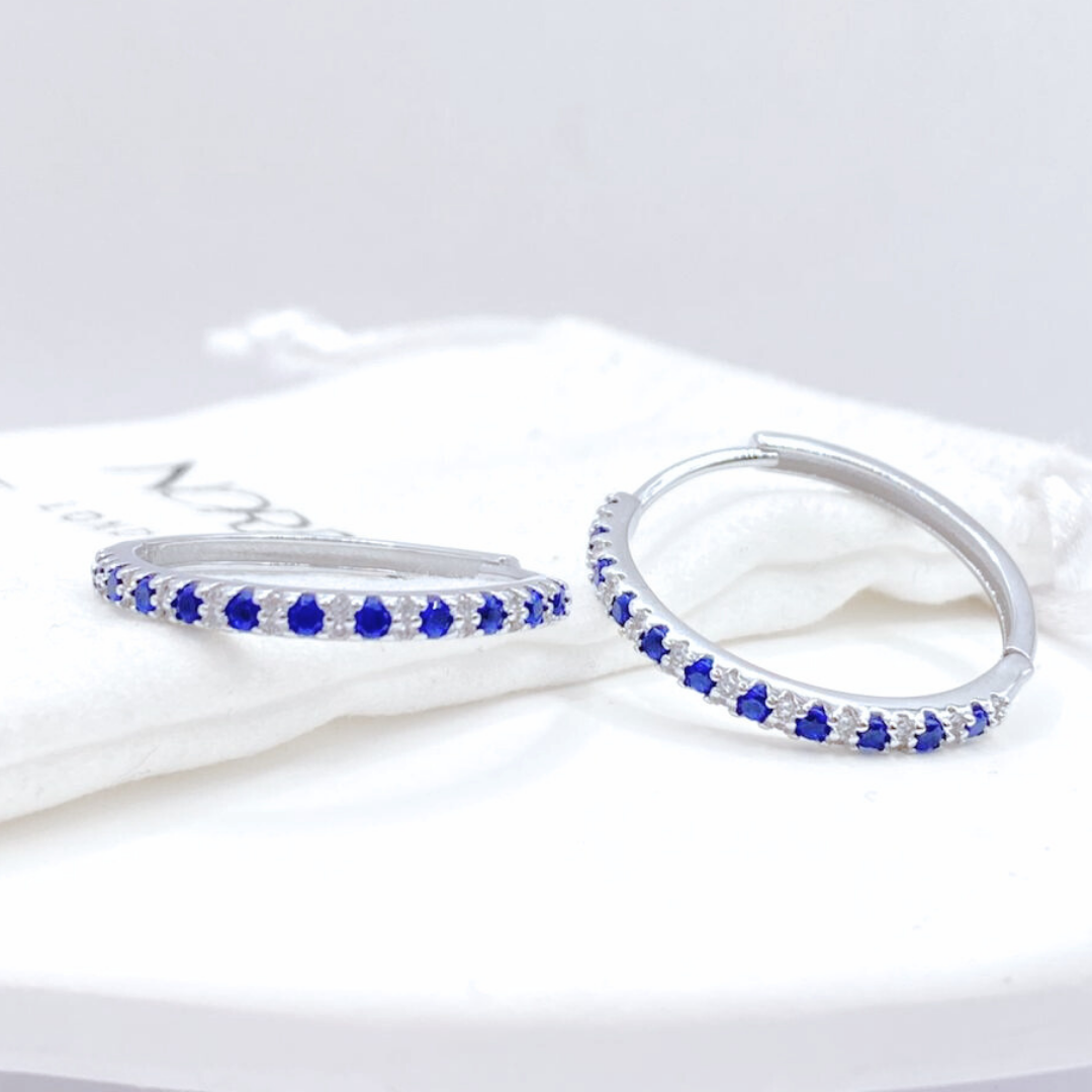 Argollas Midnight - Silver