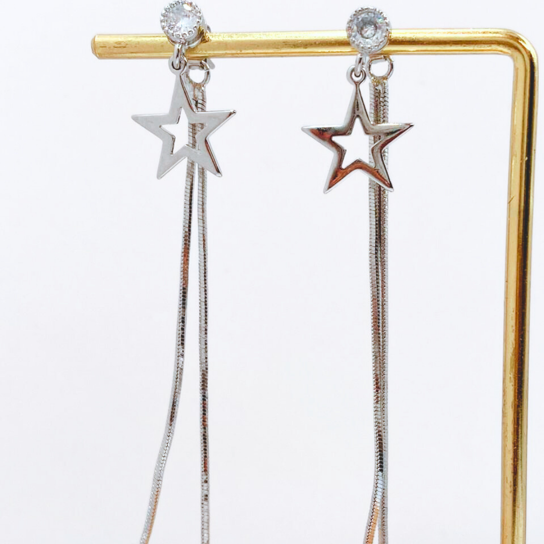 Aros Estrella Fugaz - Silver