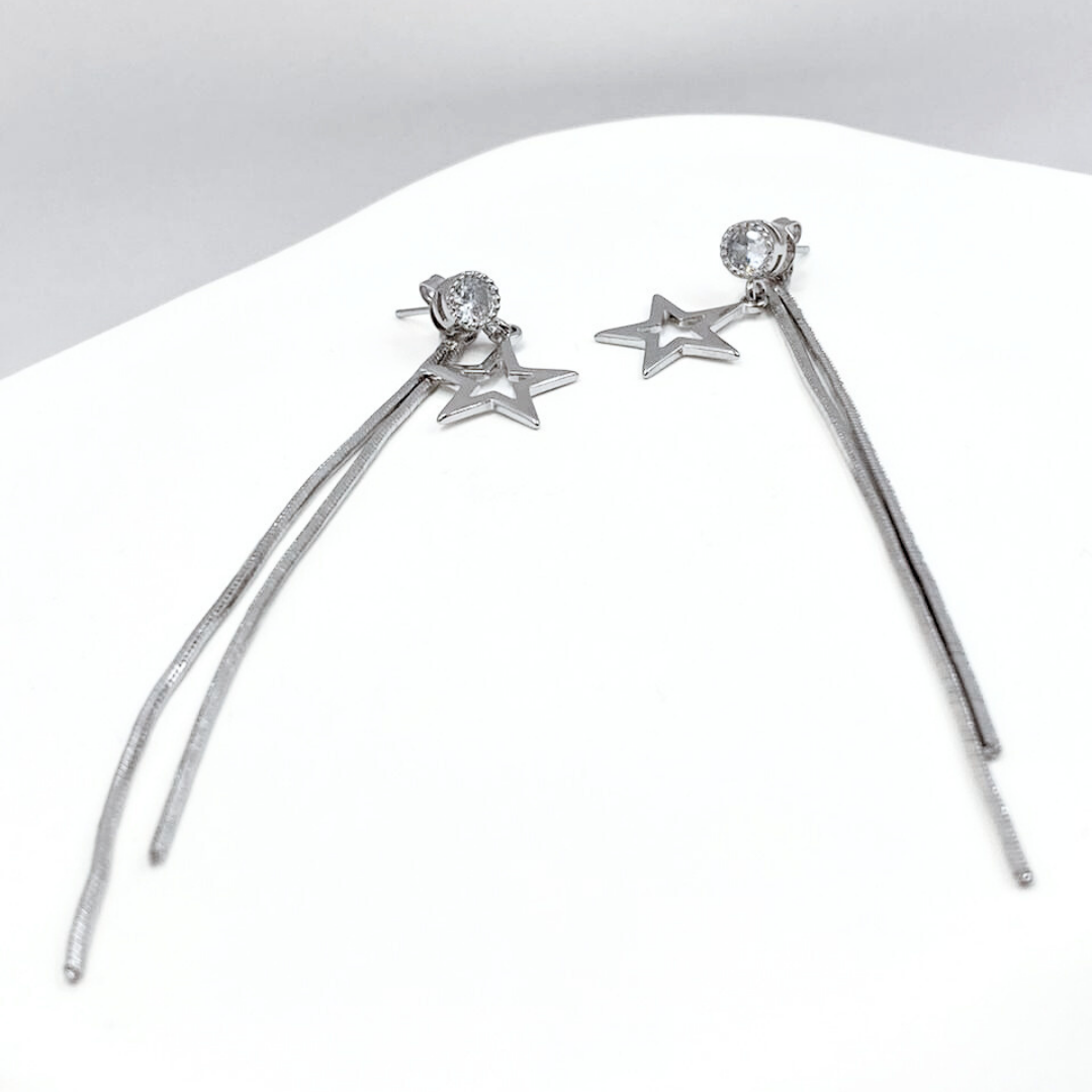 Aros Estrella Fugaz - Silver