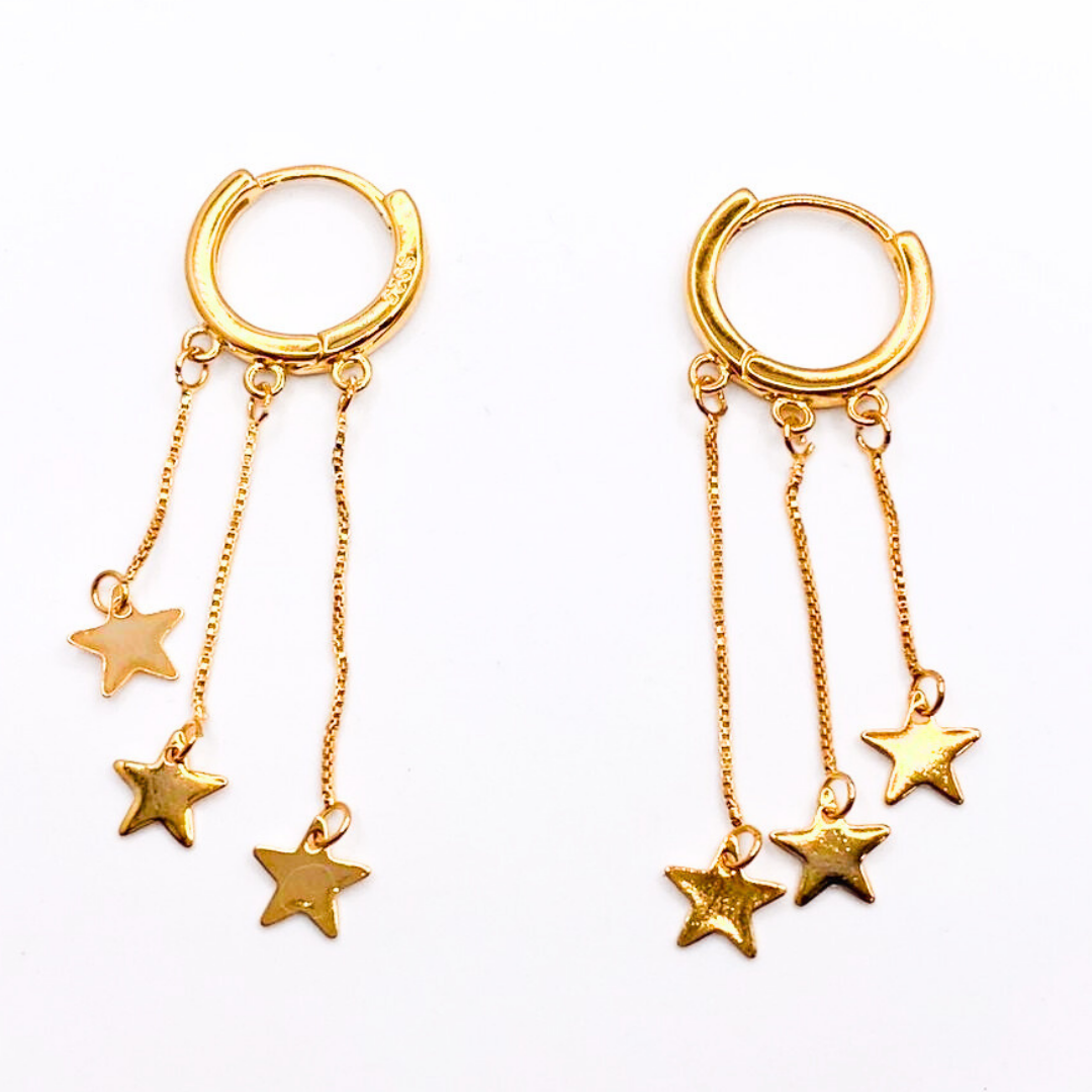 Argollas Starfall - Gold