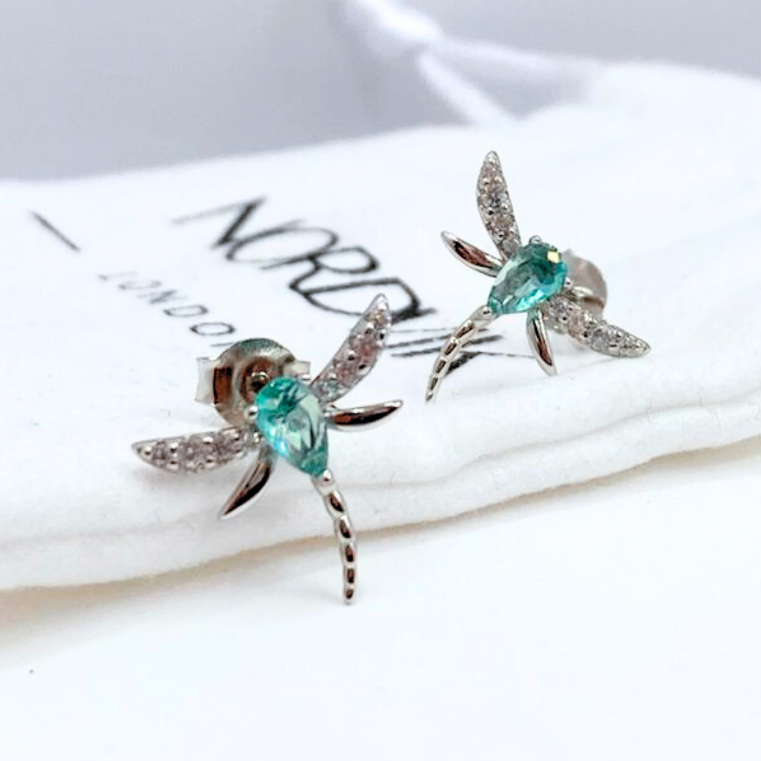 Aros Libélula - Silver