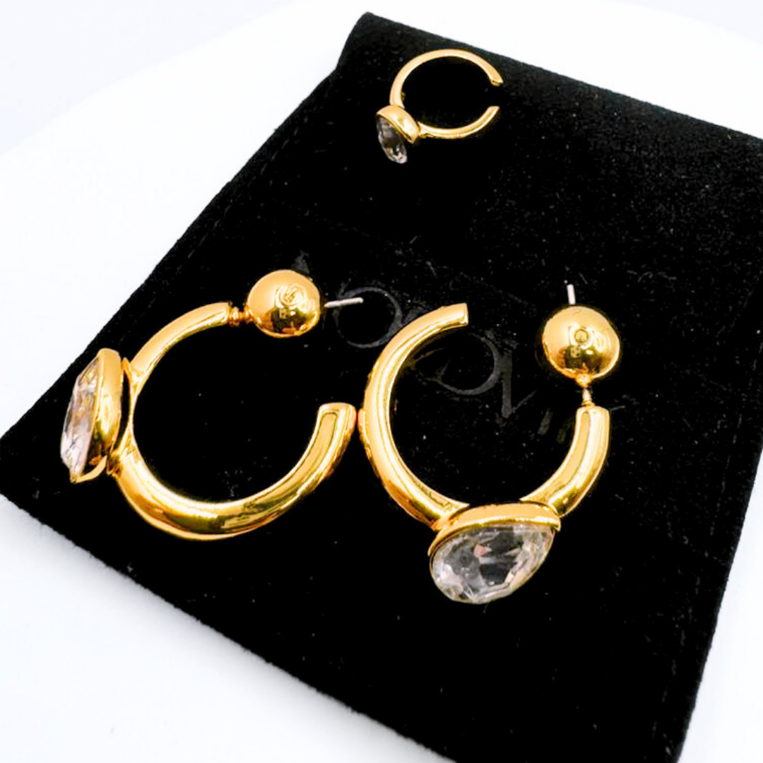 Aros Semi Argolla Cuff - Gold