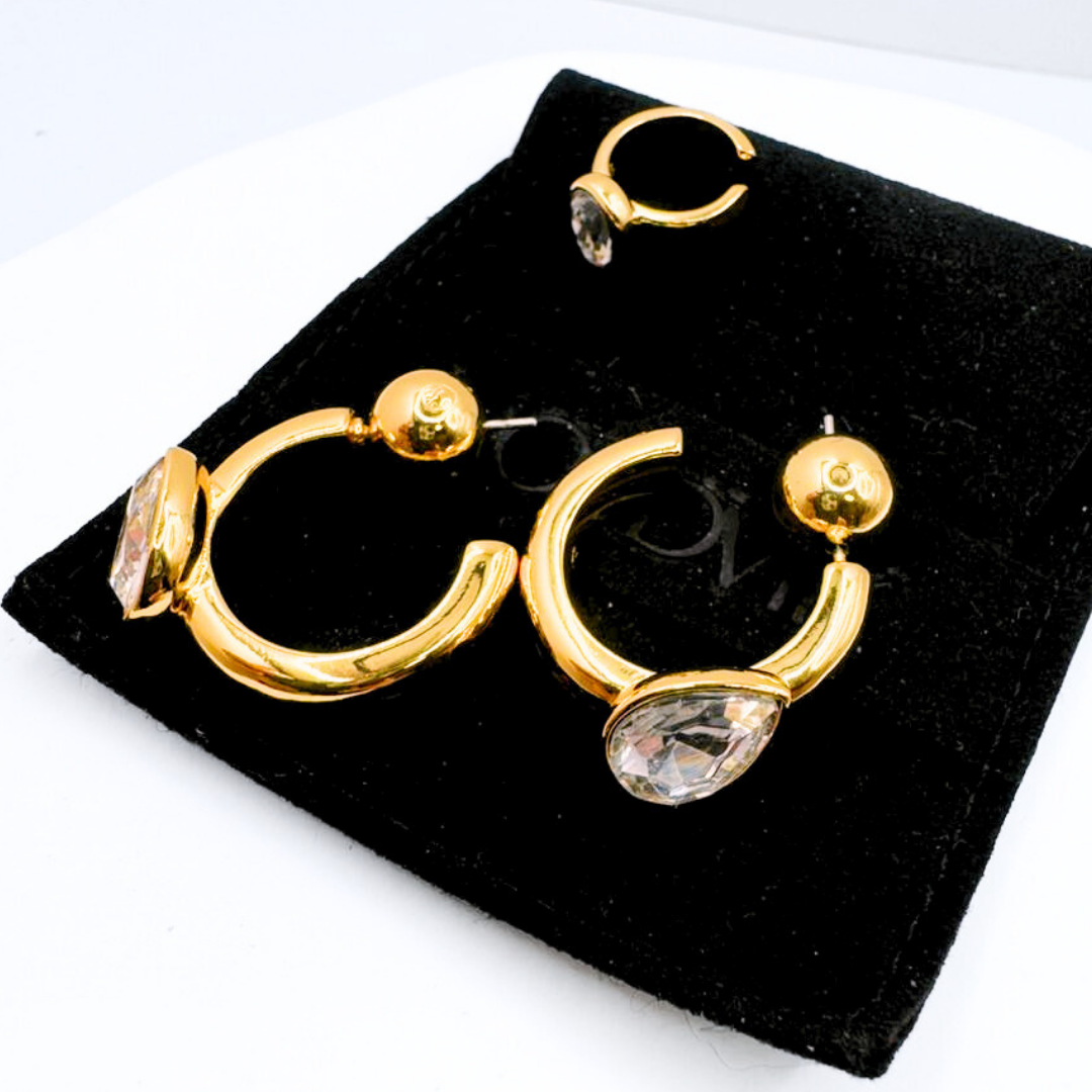 Aros Semi Argolla Cuff - Gold