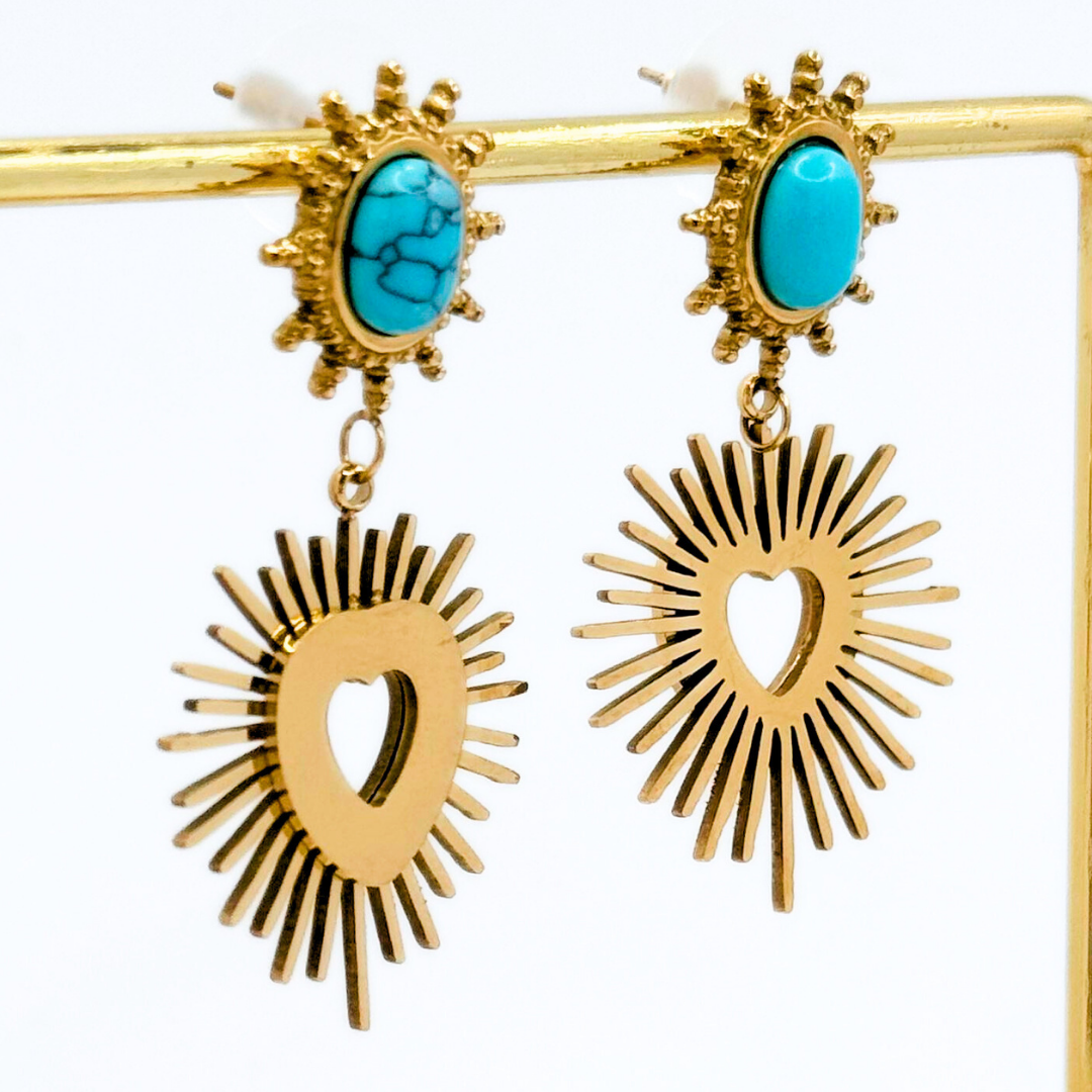 Aros Fiesta Sagrado Corazón - Gold