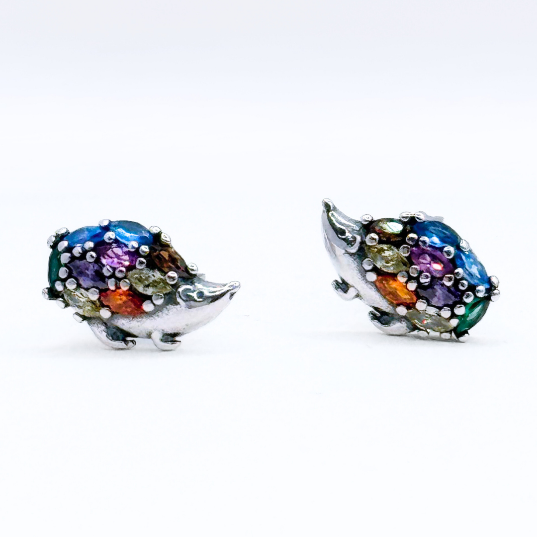 Aros Puercoespín - Silver