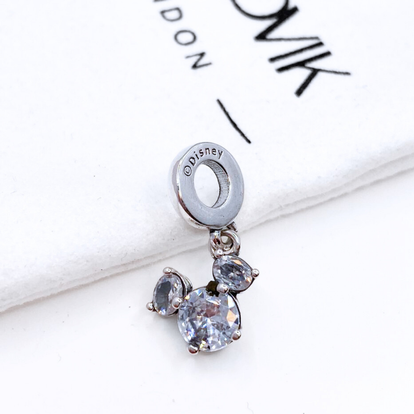Charm Silueta Mickey - Silver