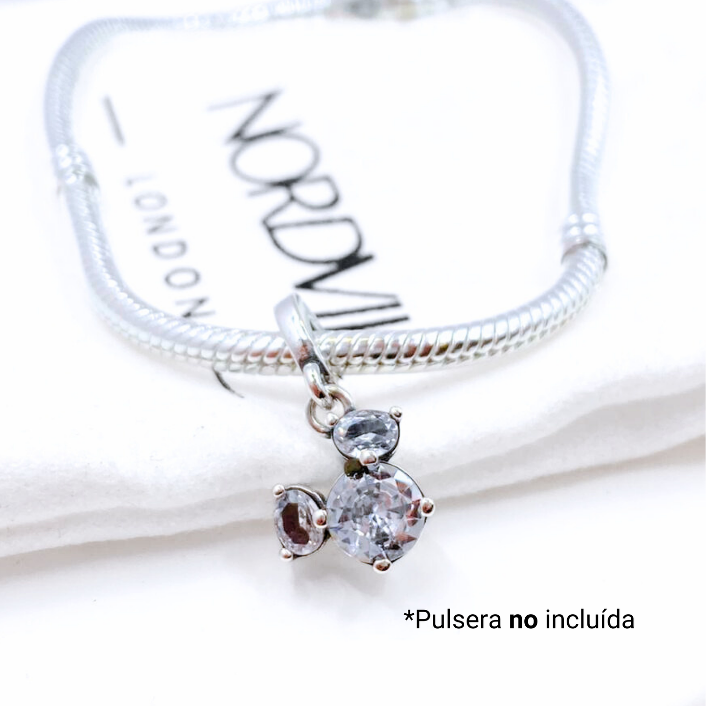 Charm Silueta Mickey - Silver