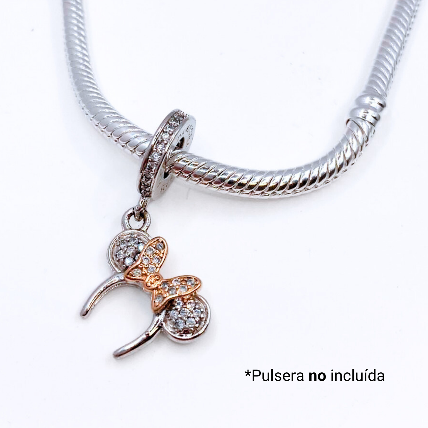Charm Cintillo Minnie - Silver