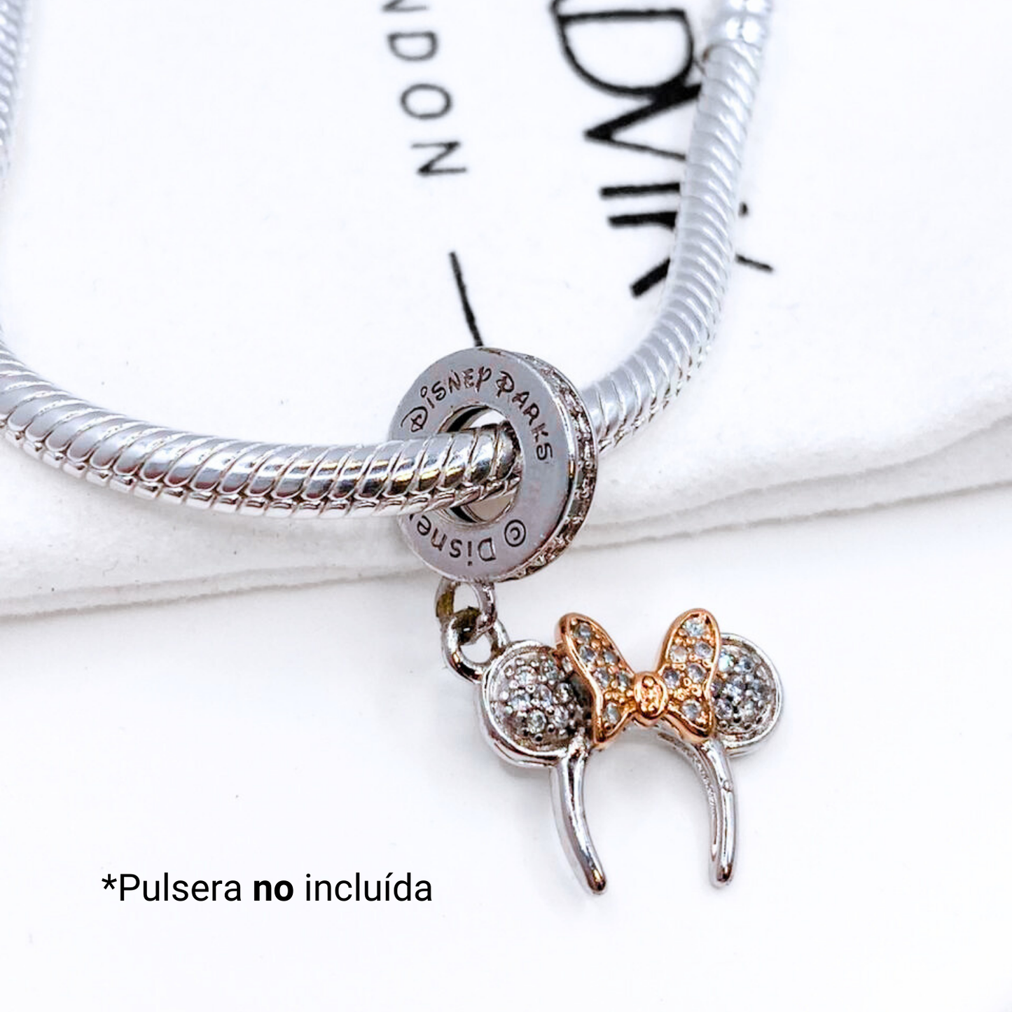 Charm Cintillo Minnie - Silver