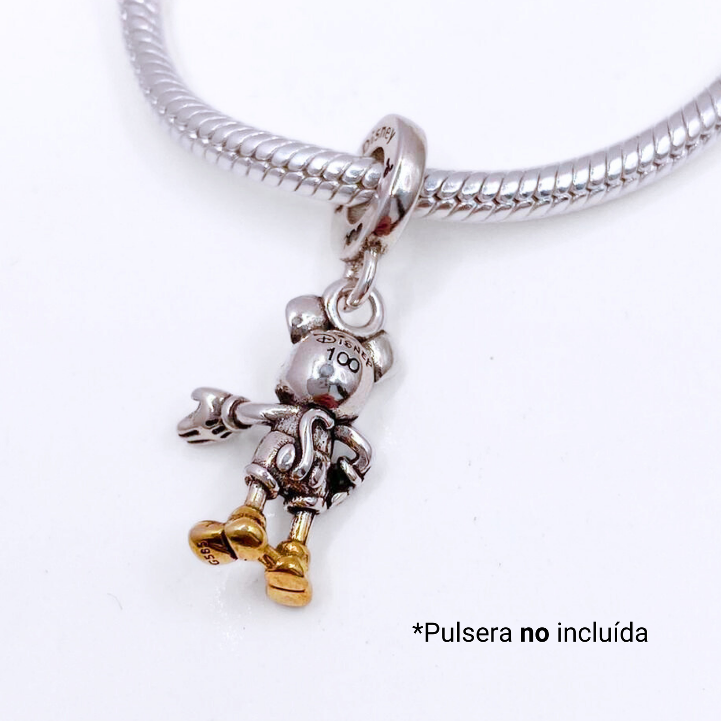 Charm Mickey 100º Aniversario - Silver