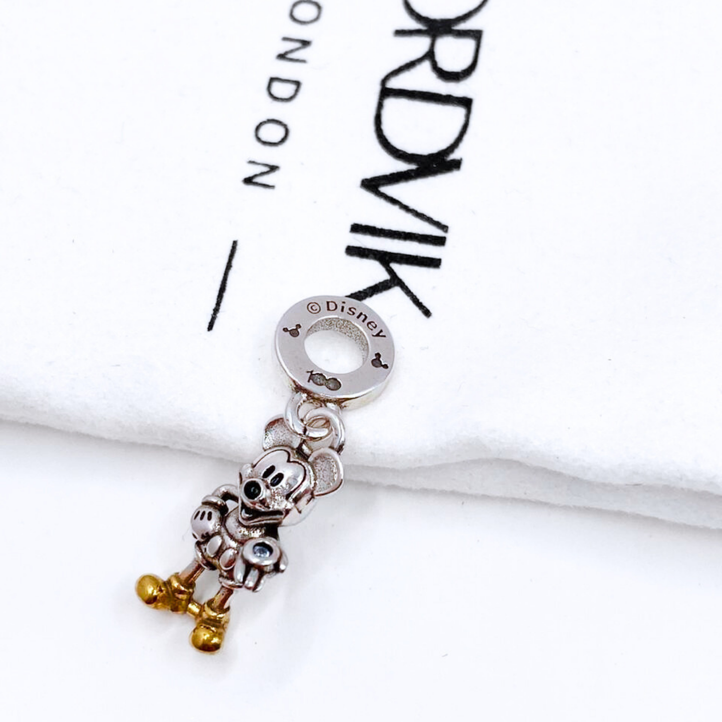 Charm Mickey 100º Aniversario - Silver