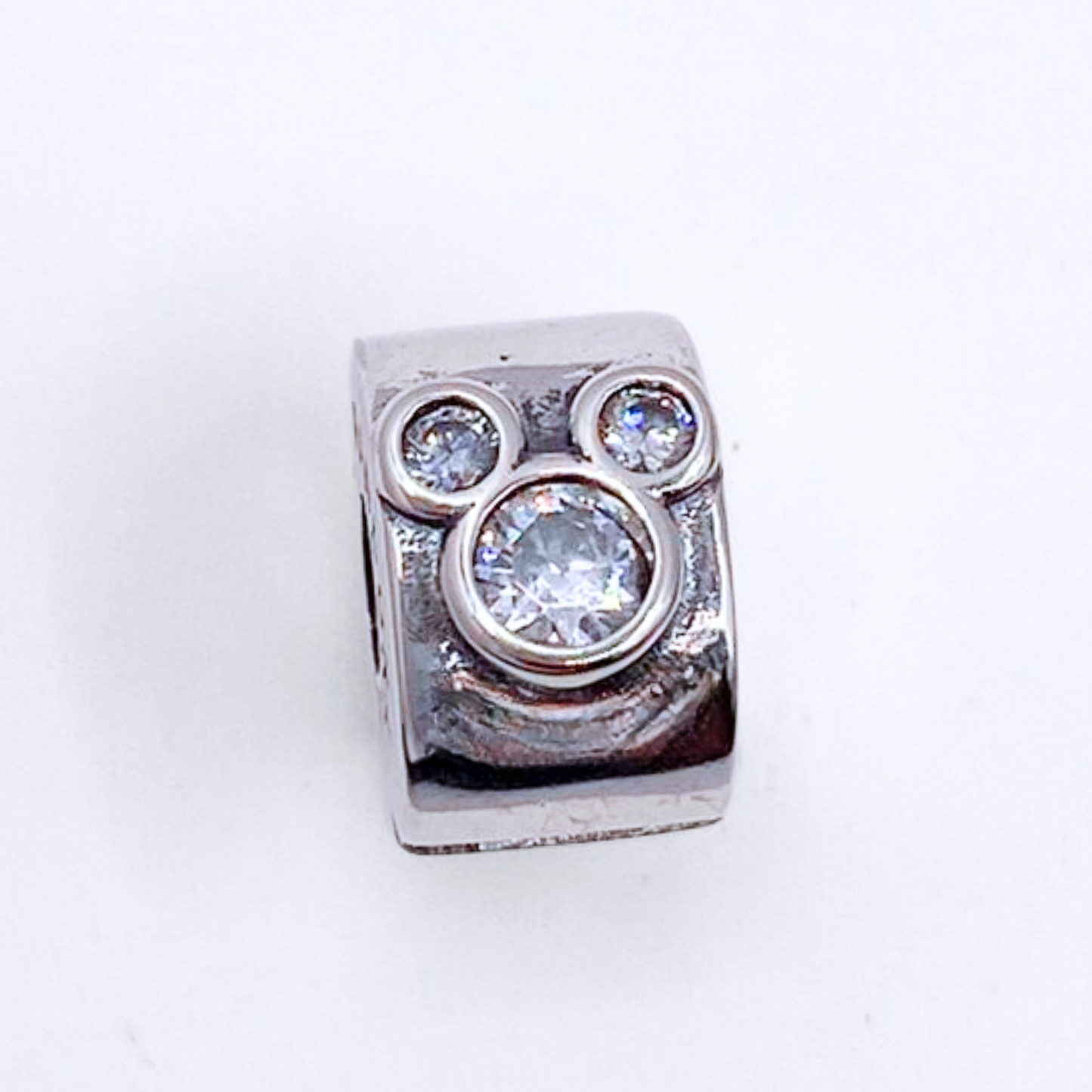 Charm Tope Mickey & Minnie - Silver