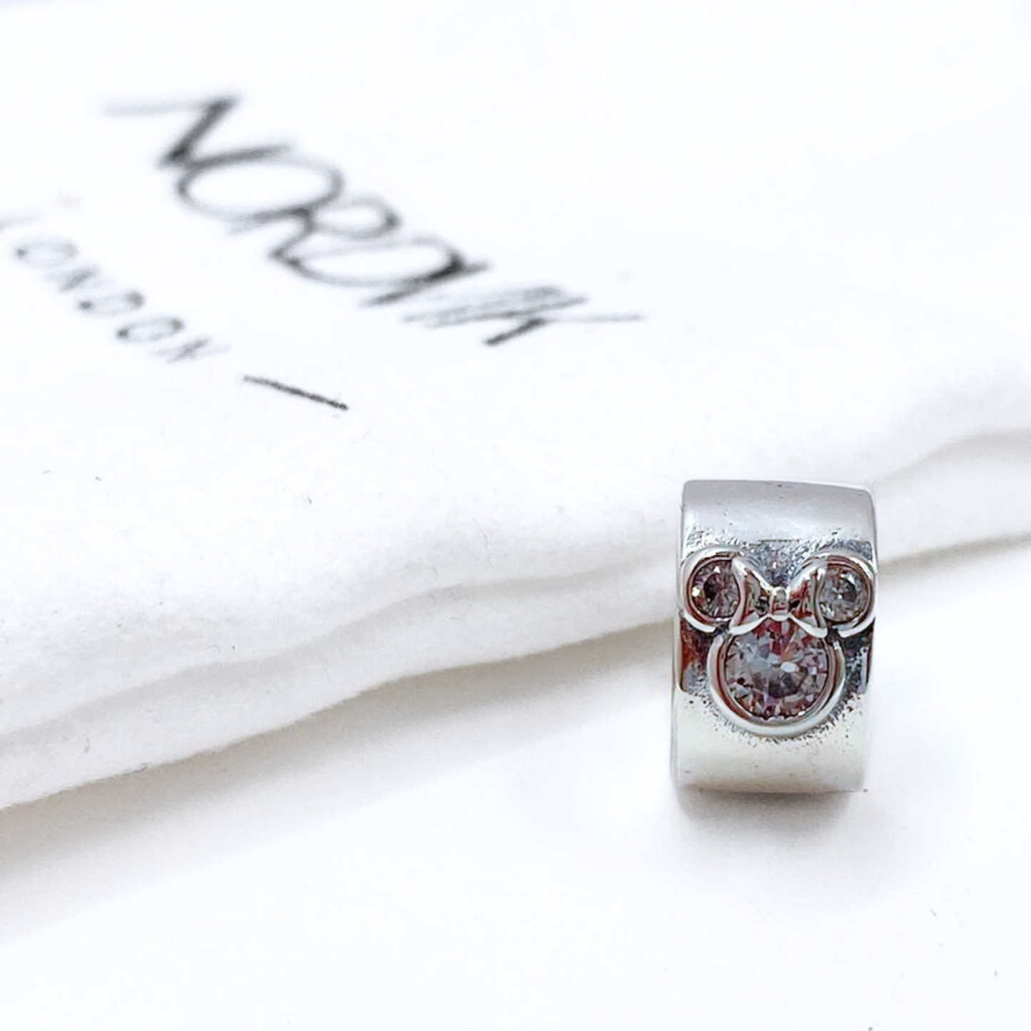 Charm Tope Mickey & Minnie - Silver