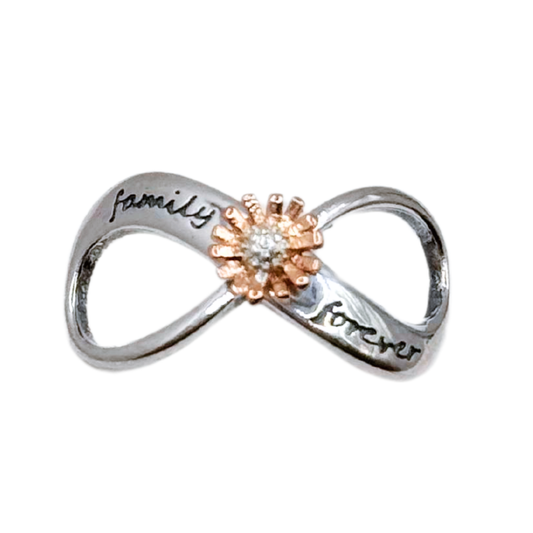 Charm Infinito "Family Forever" - Silver