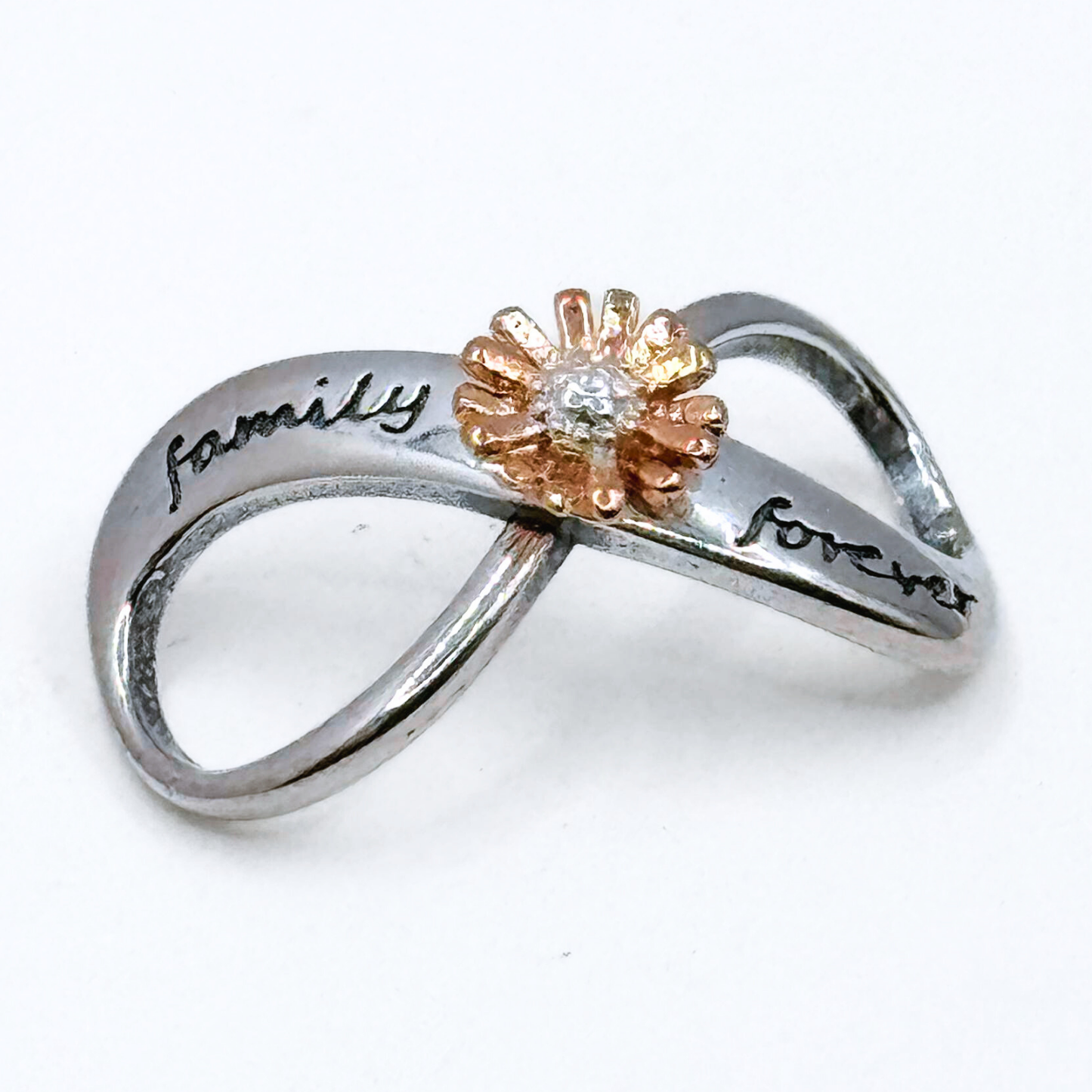 Charm Infinito "Family Forever" - Silver