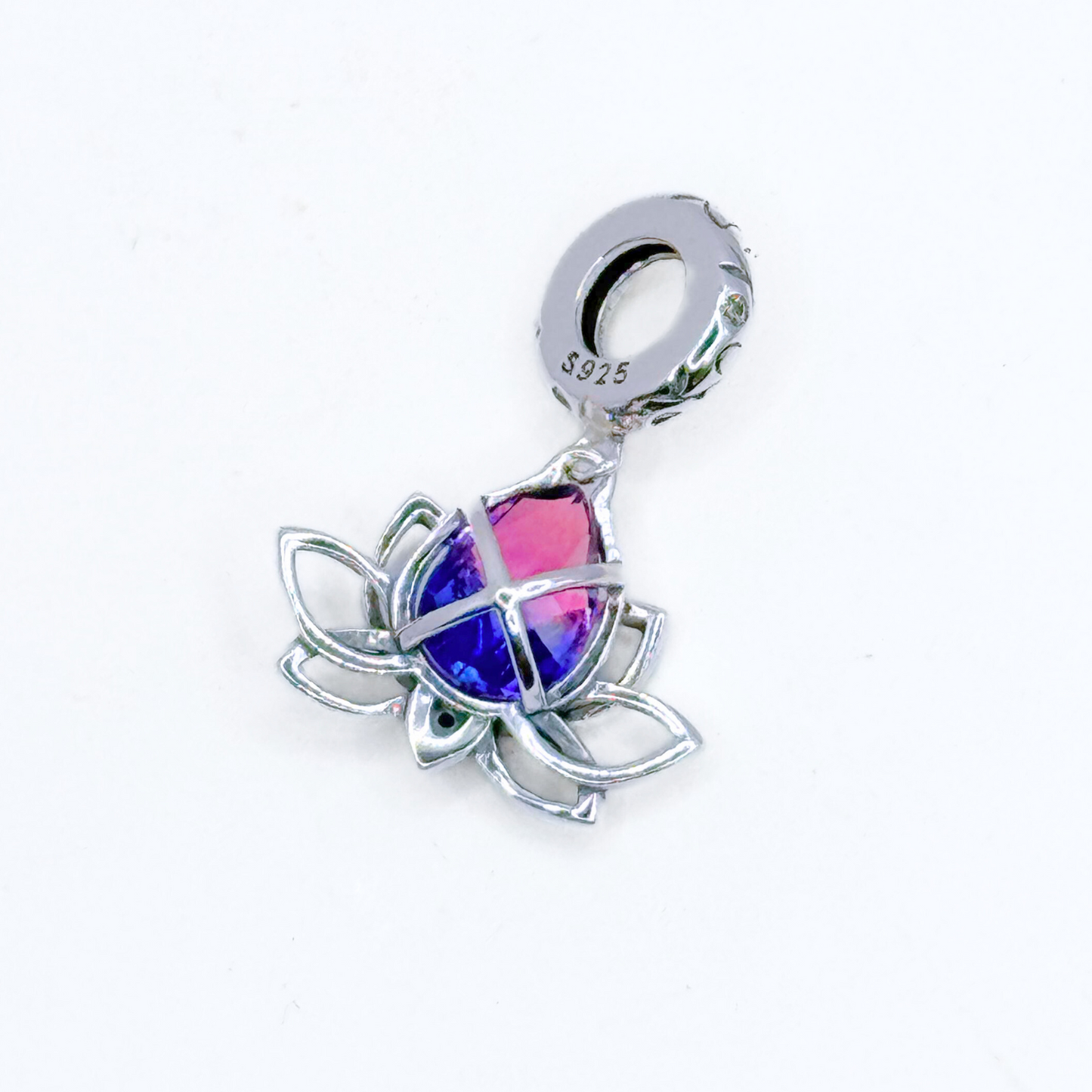 Charm Colgante Flor de Loto - Silver