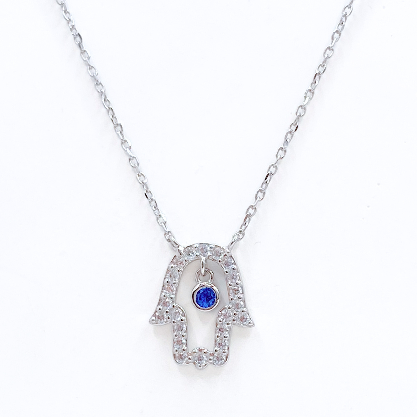 Collar Mano de Fátima - Silver