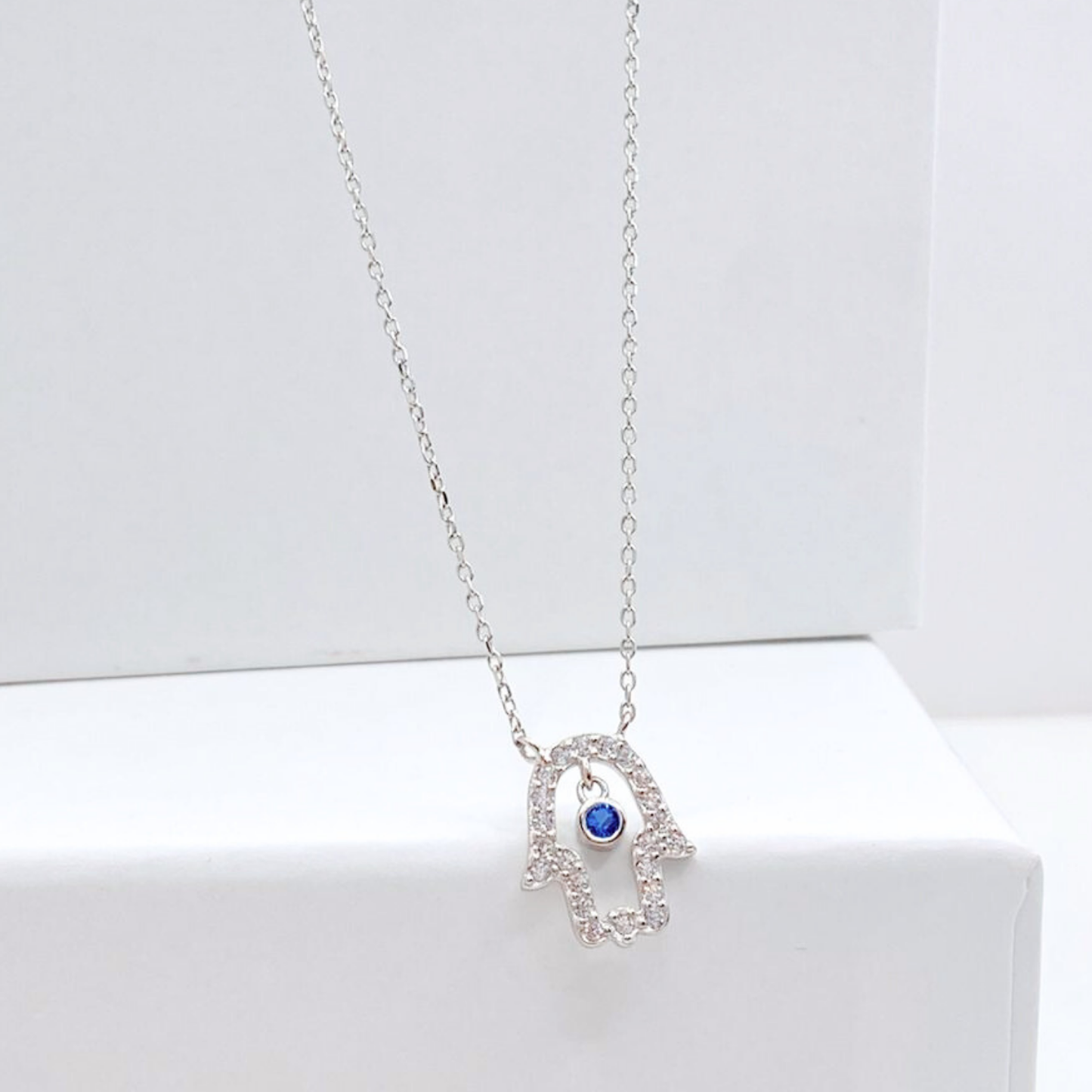 Collar Mano de Fátima - Silver