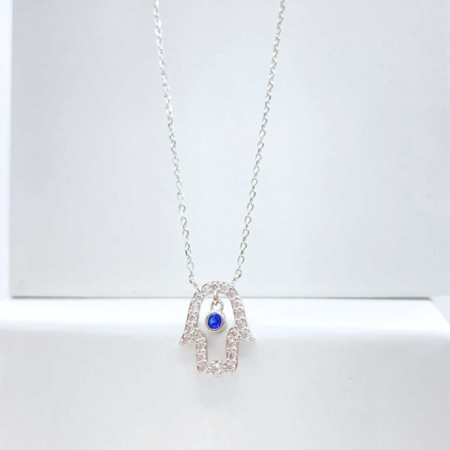 Collar Mano de Fátima - Silver