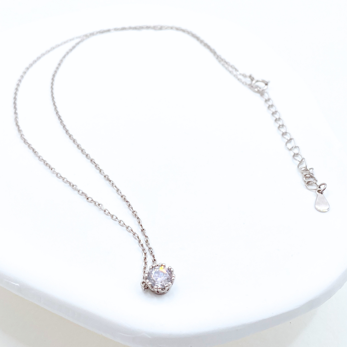 Collar Punto de Luz Geométrico - Silver