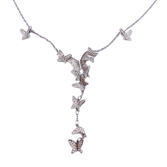 Collar Mil Mariposas - Silver