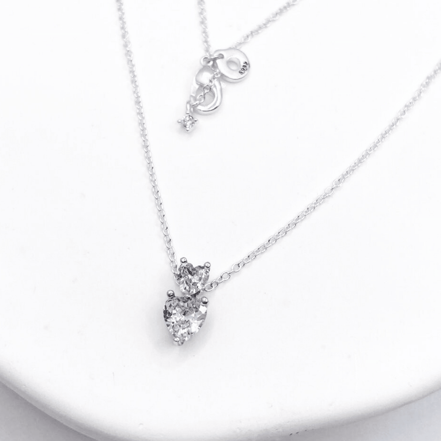 Collar Doble Love - Silver - Nordvik London