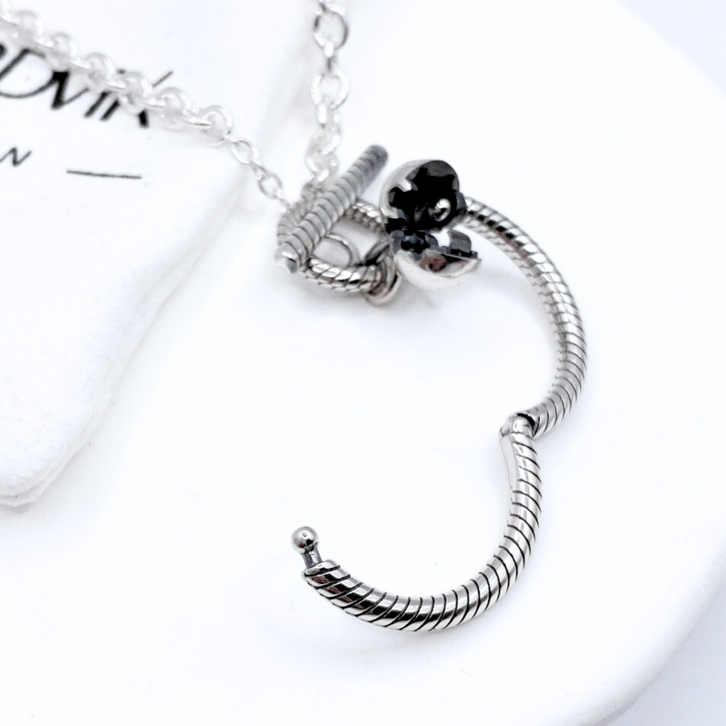 Collar Twist & Charm - Silver