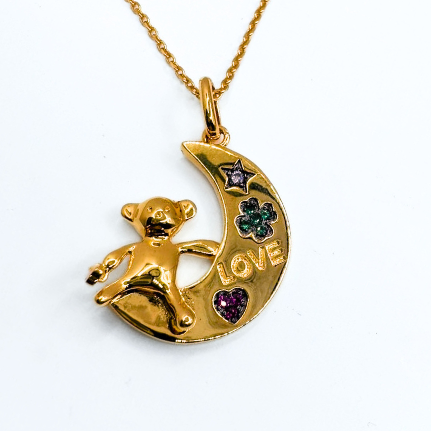 Collar Teddy Moon - Gold