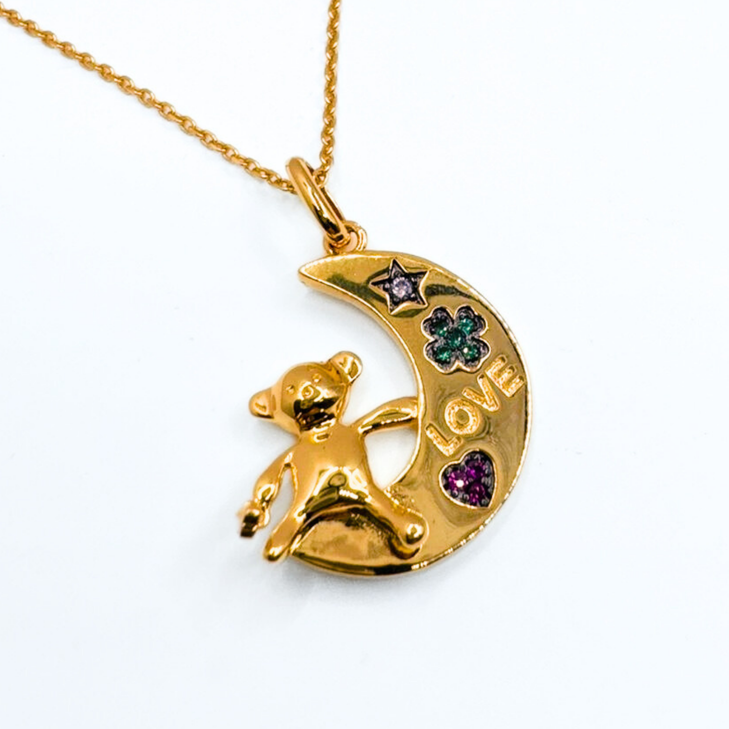Collar Teddy Moon - Gold