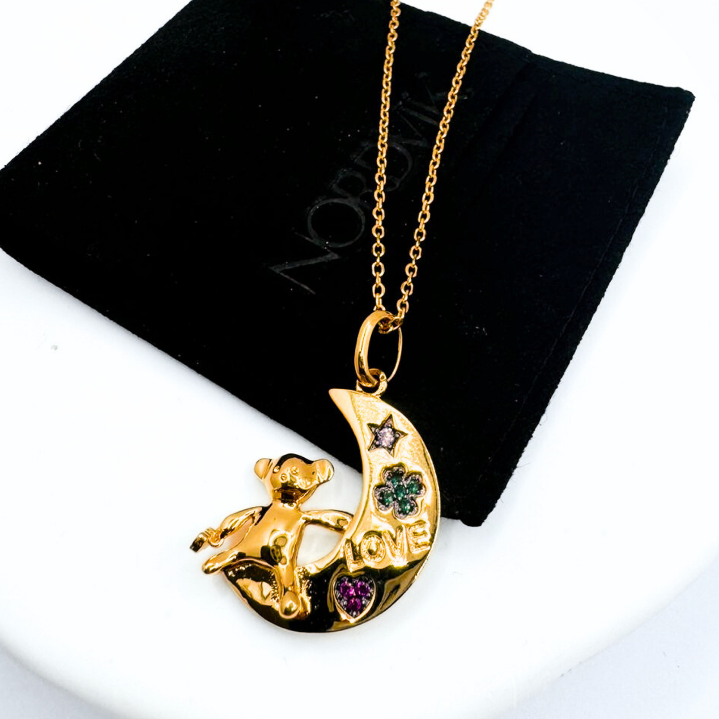 Collar Teddy Moon - Gold