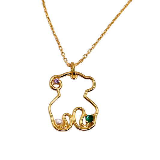 Collar Teddy Pearl - Gold