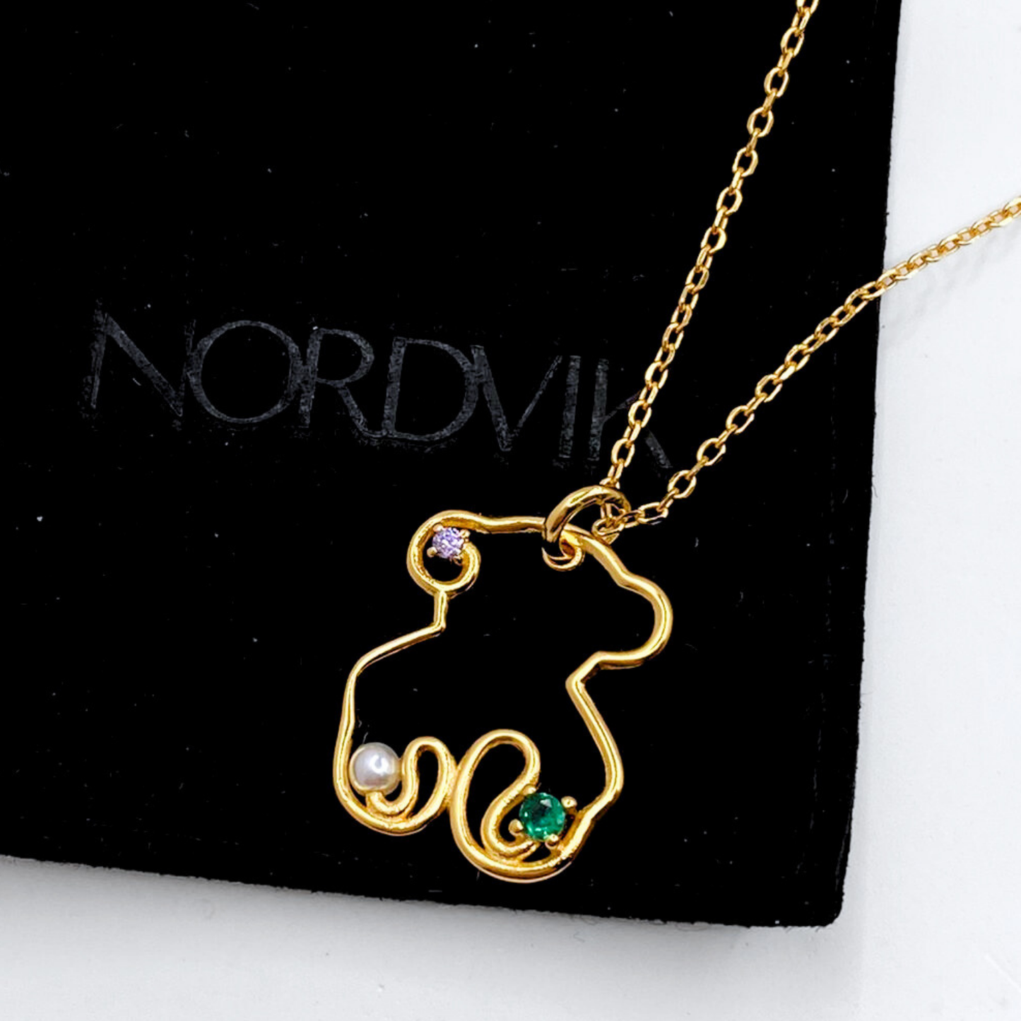 Collar Teddy Pearl - Gold