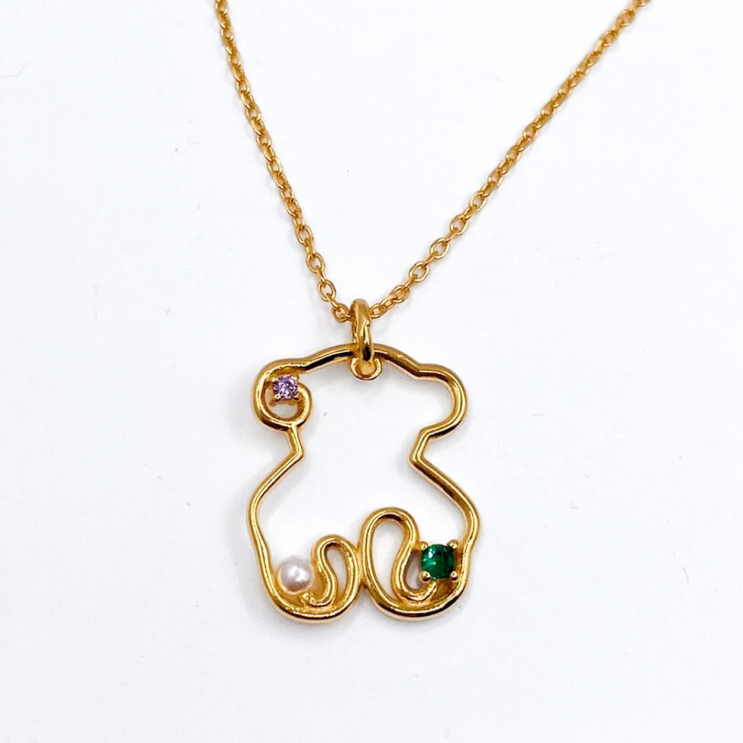 Collar Teddy Pearl - Gold