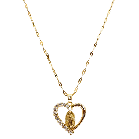 Collar Corazón de María - Gold