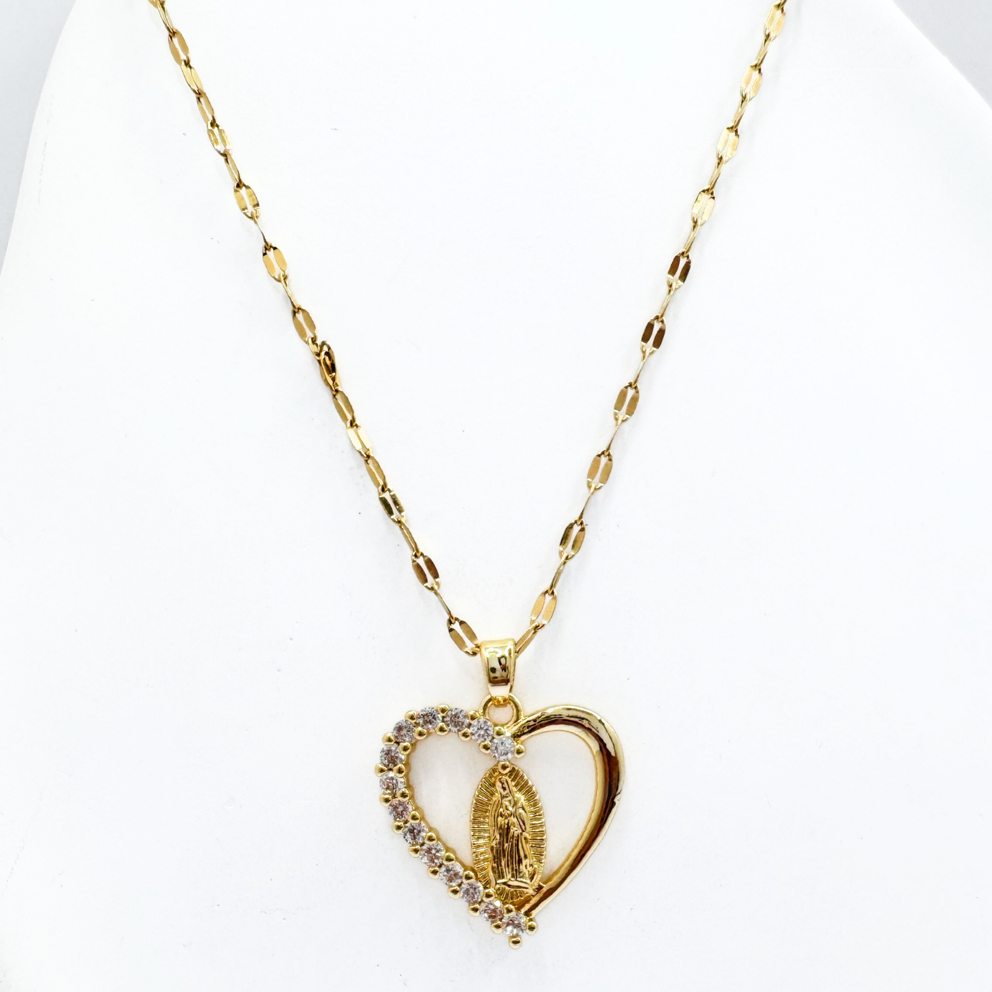 Collar Corazón de María - Gold