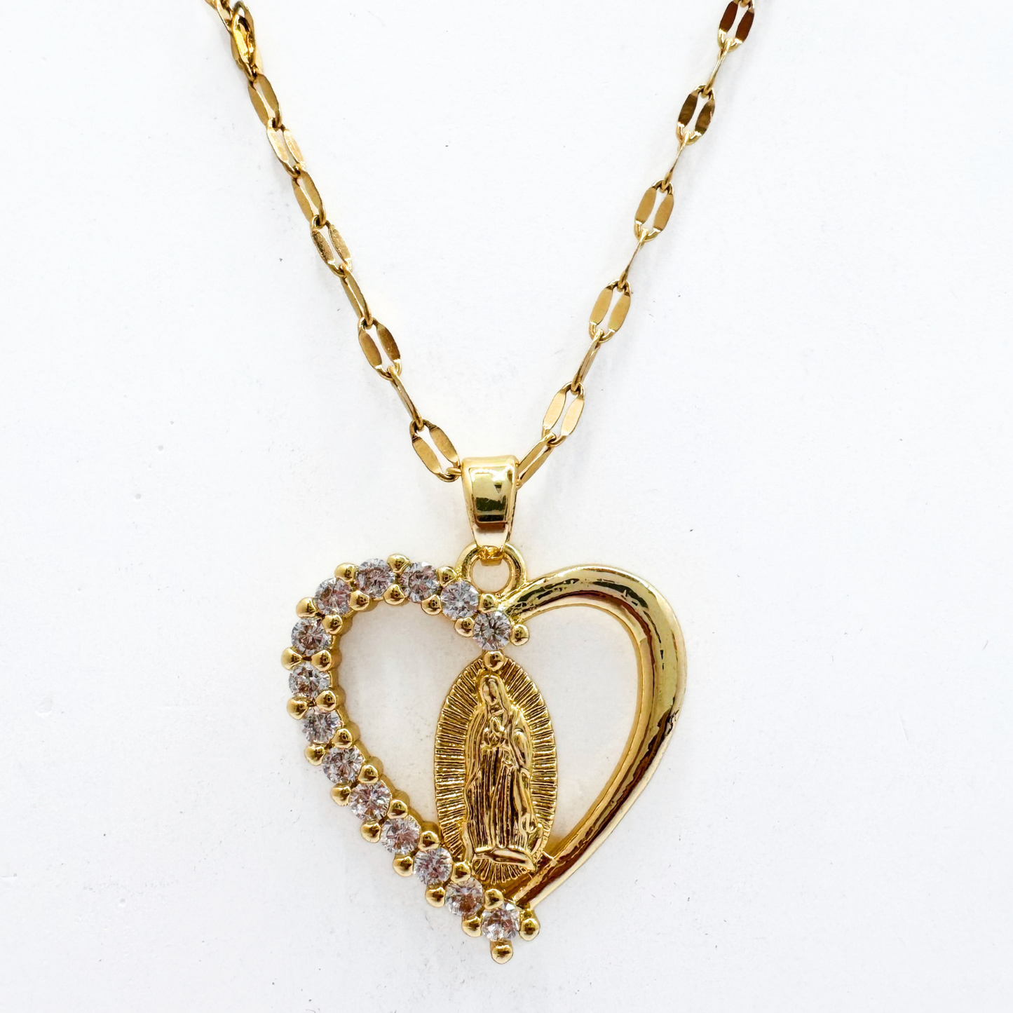 Collar Corazón de María - Gold