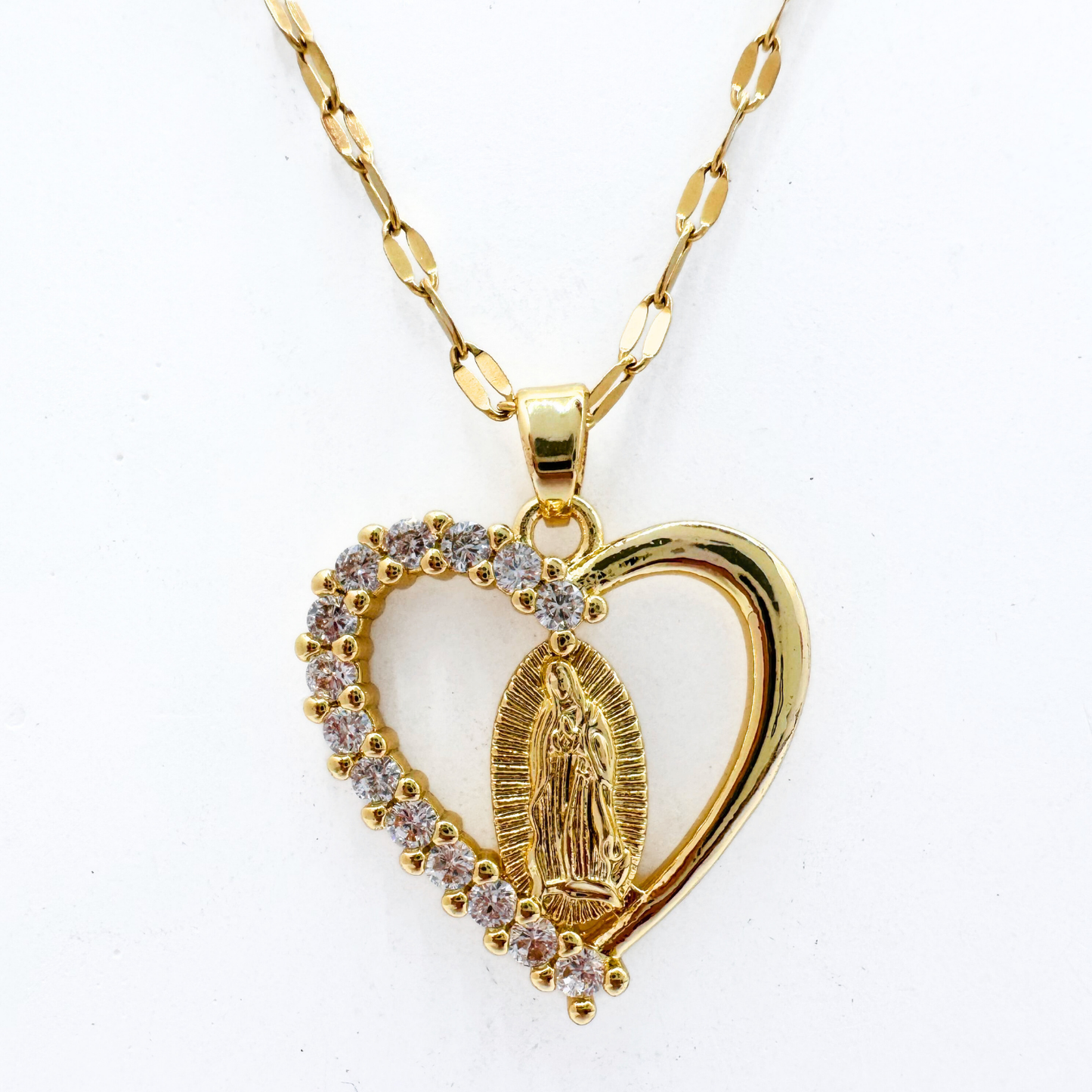 Collar Corazón de María - Gold