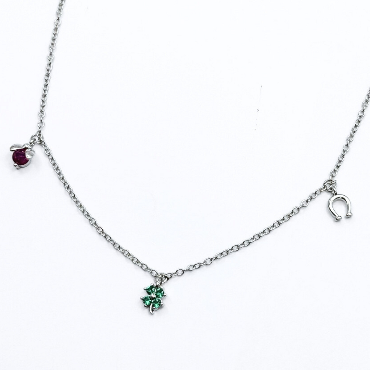 Collar Lucky Charms - Silver