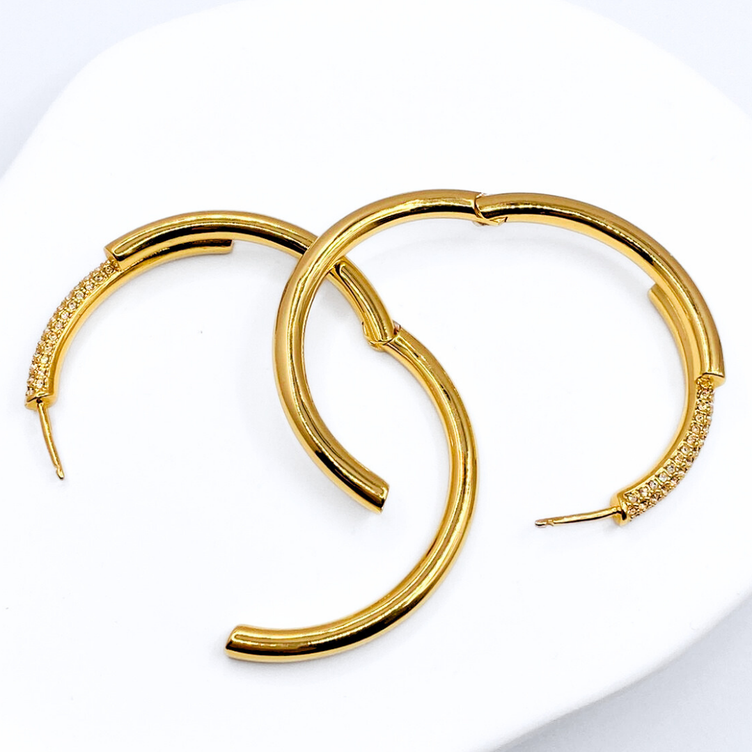 Conjunto Loop Brillante - Gold